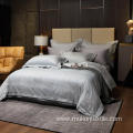 Fast Delivery 100 yarn-dyed jacquards Luxury Bedding Set